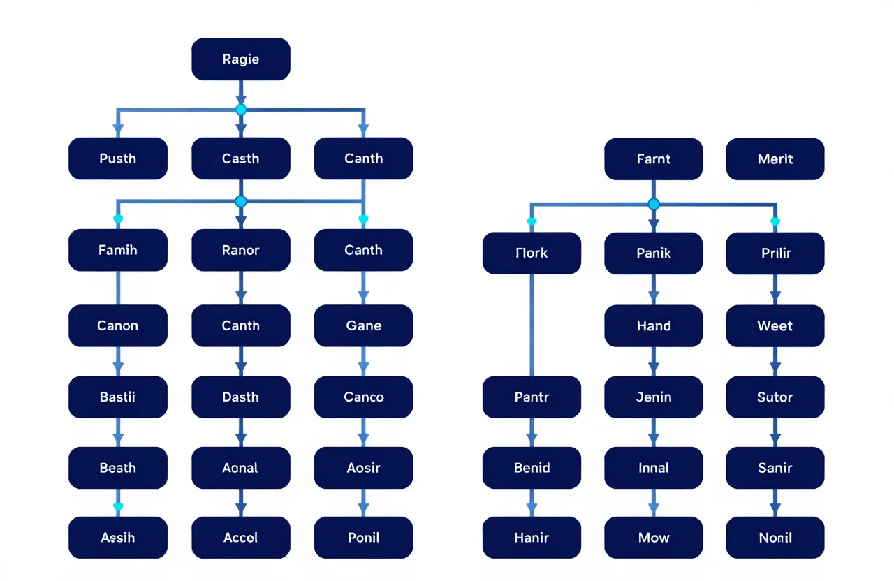 Breadcrumb and site hierarchy tree showing AI parsing navigation paths